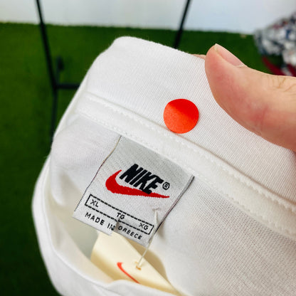 90s Nike Swoosh T-Shirt White XL