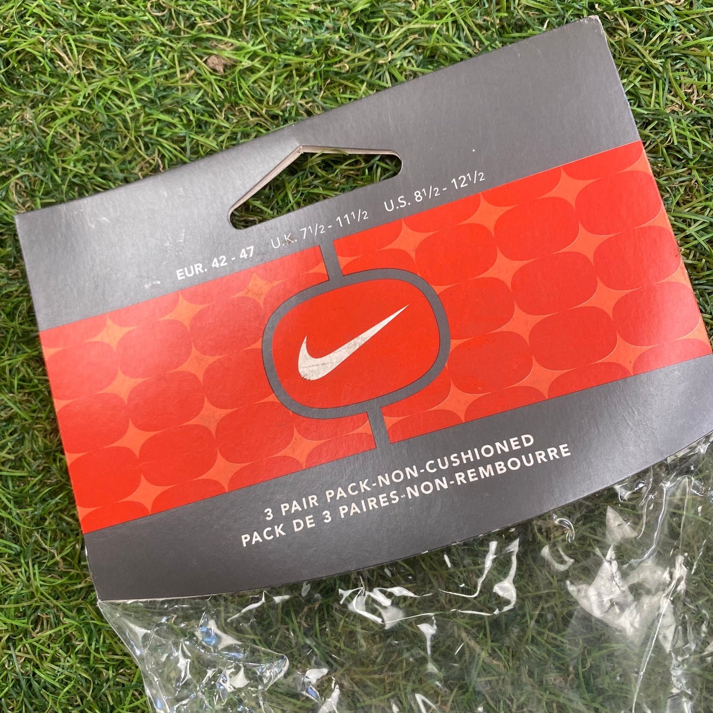 Vintage Nike Socks Colour 3 Pack White UK6-12