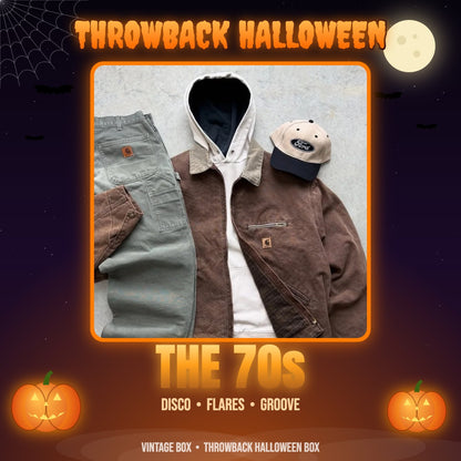 Throwback Halloween Box - 70s disco costume