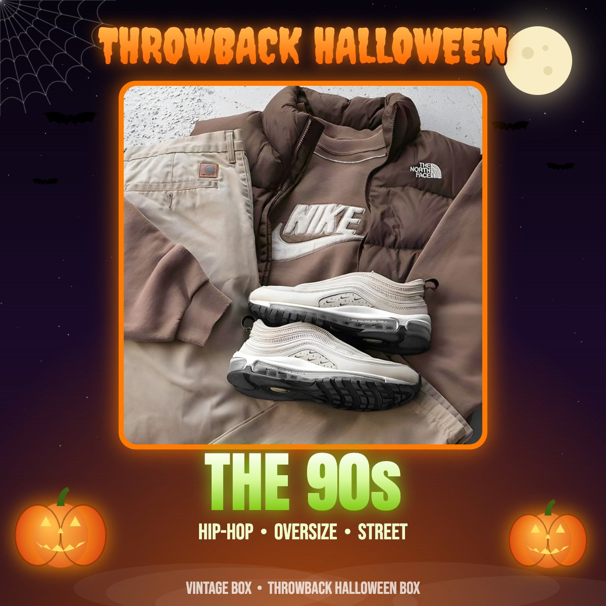 Throwback Halloween Box - 90s hip-hop costume
